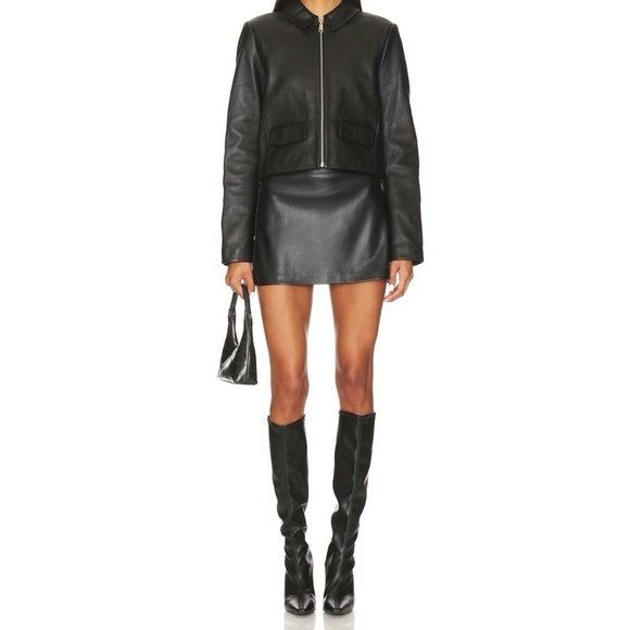 Joe's Jeans Dresses & Skirts - NWT Joe's Jeans Vegan Leather Mini Skirt in Black